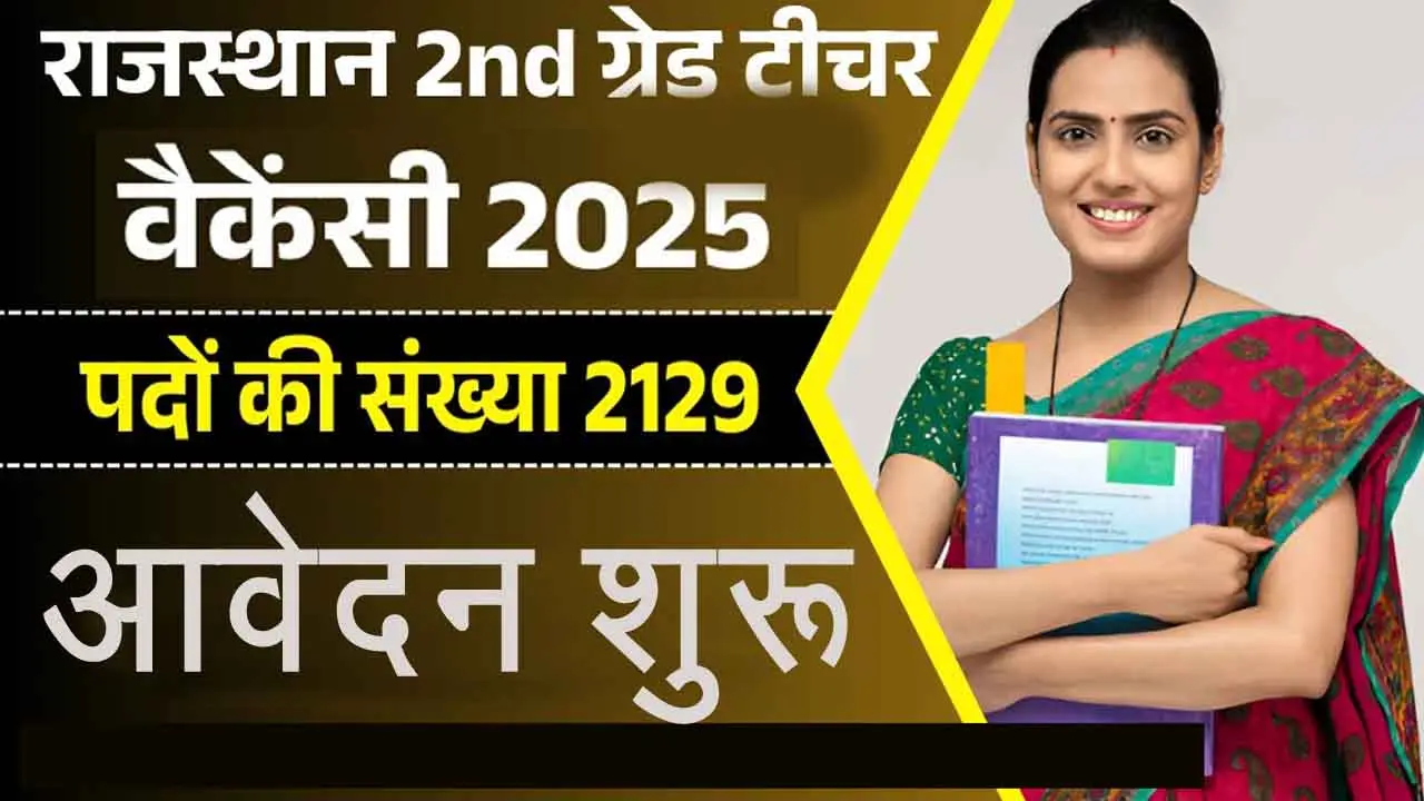 RPSC 2nd Grade Teacher Vacancy 2025