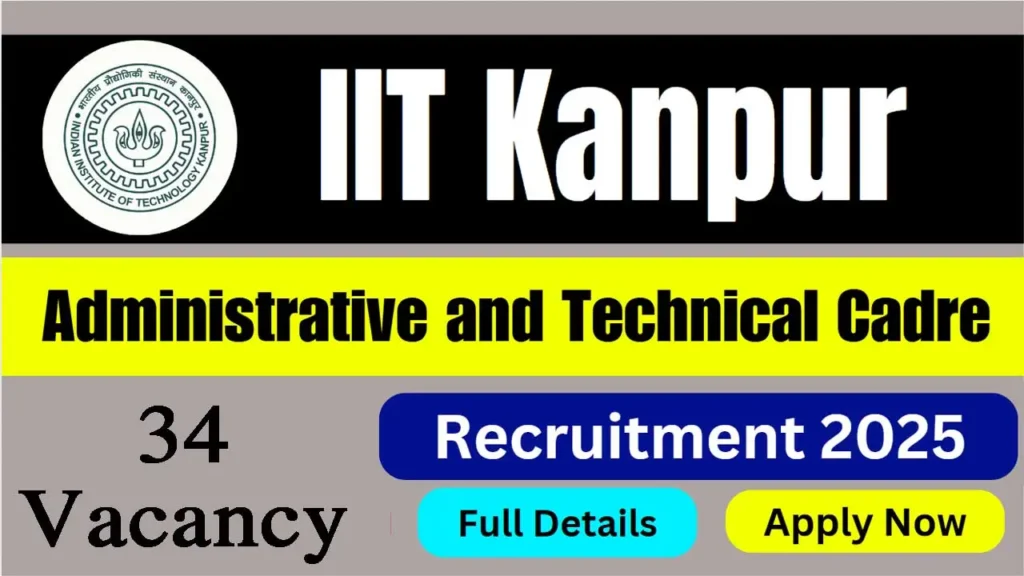 IIT Kanpur Recruitment 2024